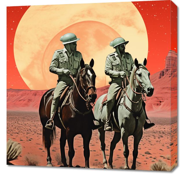 Obraz 70x70cm Patrol Kosmiczny zdjęcie 1