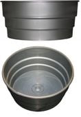 miska stroik 23 cm srebrna