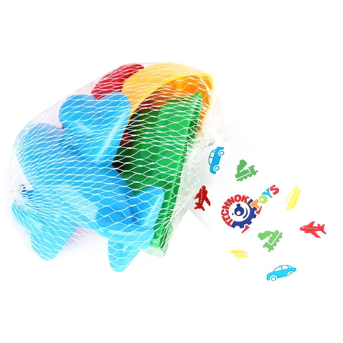 Foremki Do Piasku Dla Dzieci Zestaw Pojazdy Do Zabawy 4 Foremki 1486 na Arena.pl