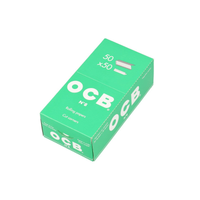 box - 50 x bibułka ocb premium nr 8 zielona krótka
