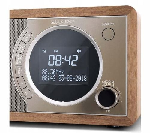 Radio SHARP DR-450 Brązowy na Arena.pl