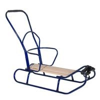 Sanki z pchaczem niebieskie GUSIO