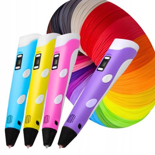 ZESTAW DŁUGOPIS 3D DLA DZIECI DRUKARKA + 110 METRÓW WKŁADU FILAMENTU GRATIS na Arena.pl