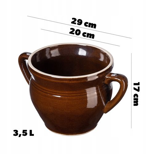 Kadax Garnek Kamionkowy do Kiszenia Kapusty 3,5L na Arena.pl