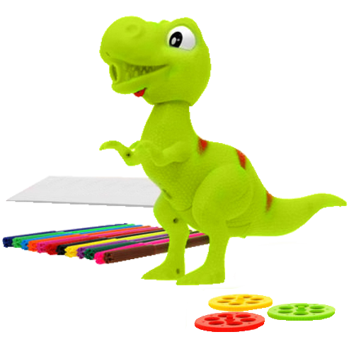 DINOZAUR T-rex Projektor do Rysowania i Malowania + PISAKI na Arena.pl
