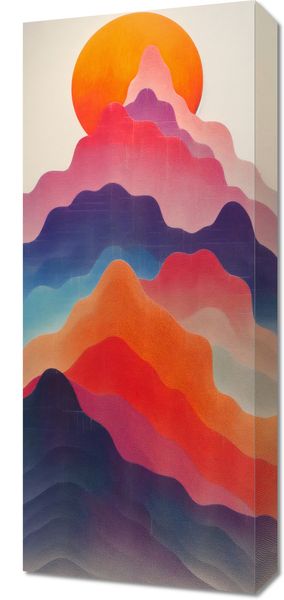 Obraz 30x70cm Gama Gór zdjęcie 1