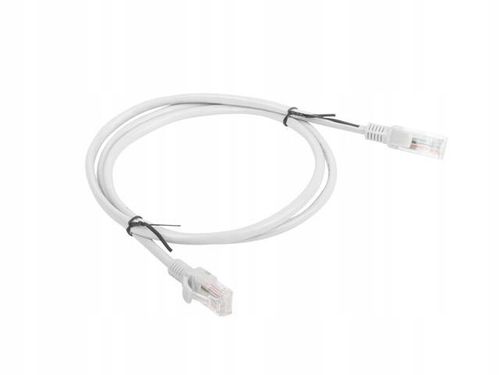 Patchcord Lanberg UTP kat.5e 1m biały na Arena.pl