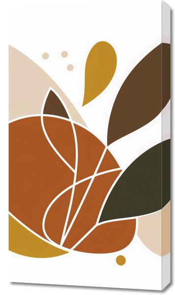 Obraz 50x90cm Organiczna Kasacja zdjęcie 1