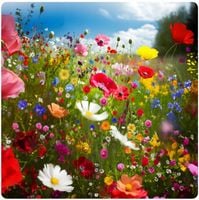 ŁĄKA KWIETNA EXPRESS ŁĄCZKA KWIATY POLNE ZIOŁA MIX NASIONA SZYBKO KWITNIE