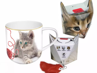 kubek - sweety kitty, pudełko z ogonkiem (carmani)  017-0022