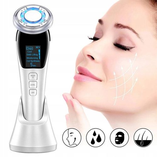 MEZOTERAPIA BEZIGŁOWA MASAŻER EMS TWARZY LIFTING 5w1 URZĄDZENIE DO MASAŻU na Arena.pl