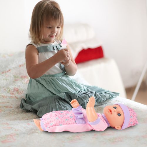 Lalka Bobas 31cm Interaktywna Pije Siusia Gaworzy na Arena.pl