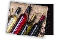 SZKLANA DESKA NA KUCHENKĘ 2x30x52 072C WINO