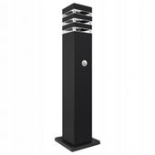 LAMPA OGRODOWA Z CZUJNIKIEM RUCHU E27 LED 60CM CZARNA SŁUPEK