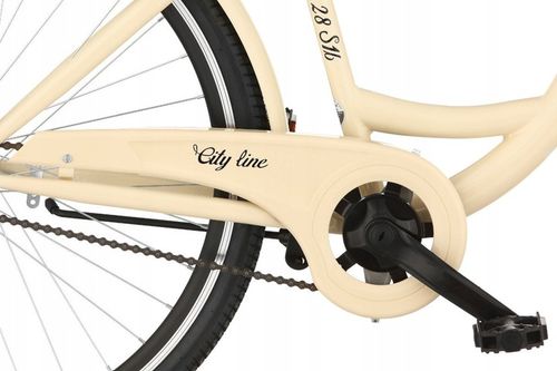 Rower miejski INDIANA Moena S1B 28 cali damski Cappuccino na Arena.pl