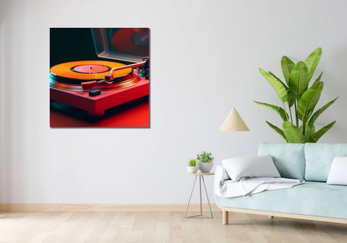 Obraz 90x90cm Retro Granie na Arena.pl