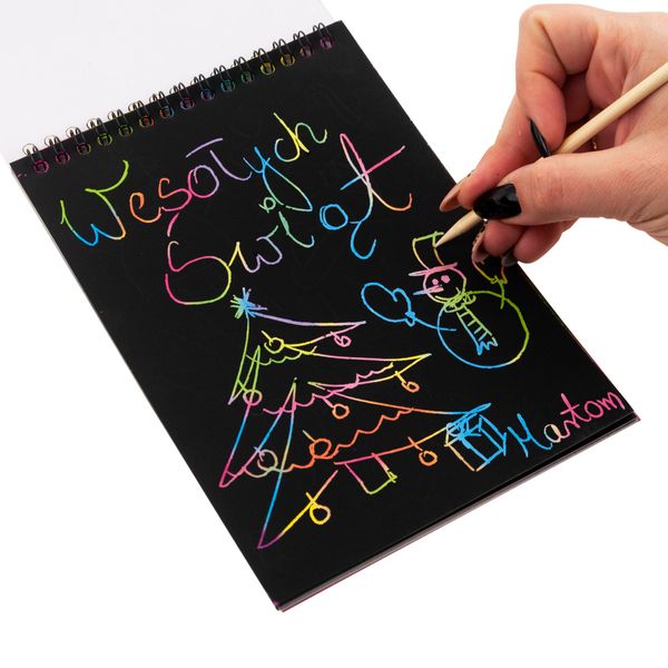 WYDRAPYWANKA ZDRAPYWANKA KOLOROWANKA NOTES A5 zdjęcie 11