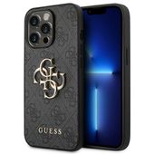 Guess GUHCP14L4GMGGR iPhone 14 Pro 6,1" szary/grey hardcase 4G Big
