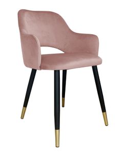 Krzesło Milano noga czarna/złota MG58
