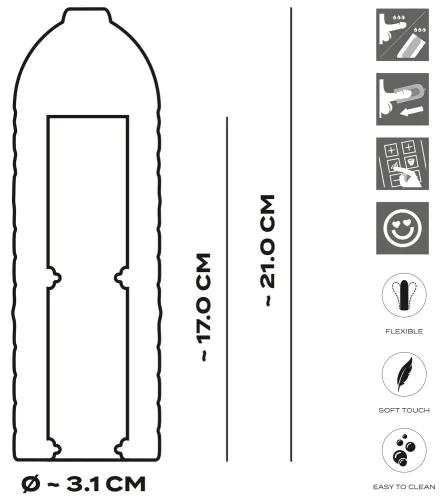 orion suck-o-mat 3 performance sleeve xl silikonowy wymienny wkład na Arena.pl