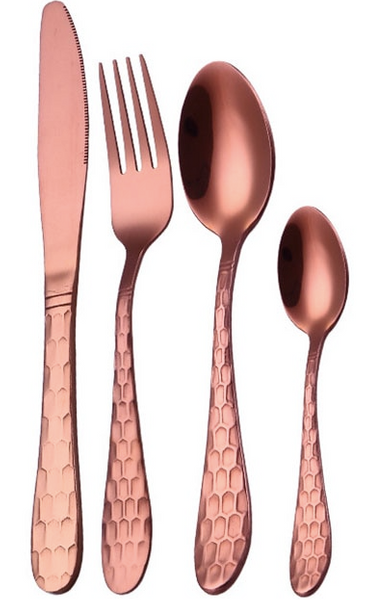 Sztućce - NEW DESIGN -4 Szt - MIEDZ - HIT zdjęcie 2