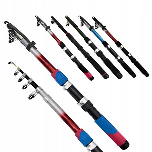 ZESTAW WĘDKARSKI 2x Wędka 2x Kołowrotek TORBA Siatka Podpórki Zanęta Akceso na Arena.pl