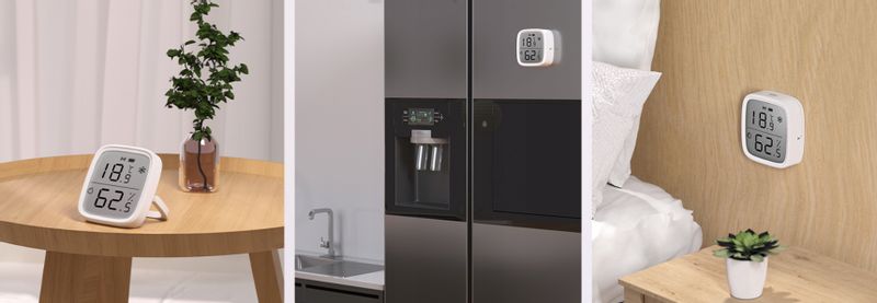 Czujnik Temperatury Wilgotności Wyświetlacz LCD ZigBee SNZB-02D Bateri zdjęcie 8