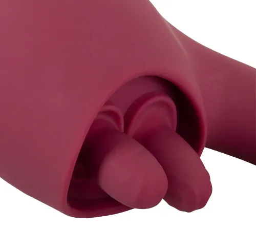 javida 2-function vibrator & licking system silikonowy 20,6 cm fioletowy na Arena.pl
