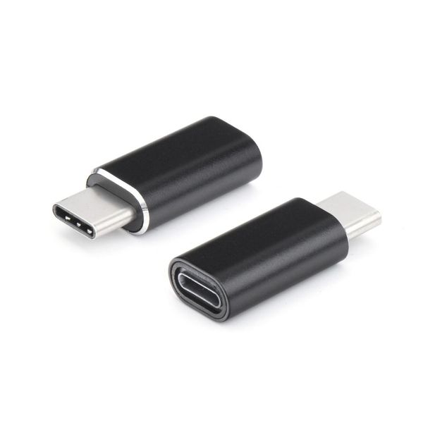 Adapter Lightning (żeński) do Typ C (męski) czarny zdjęcie 1