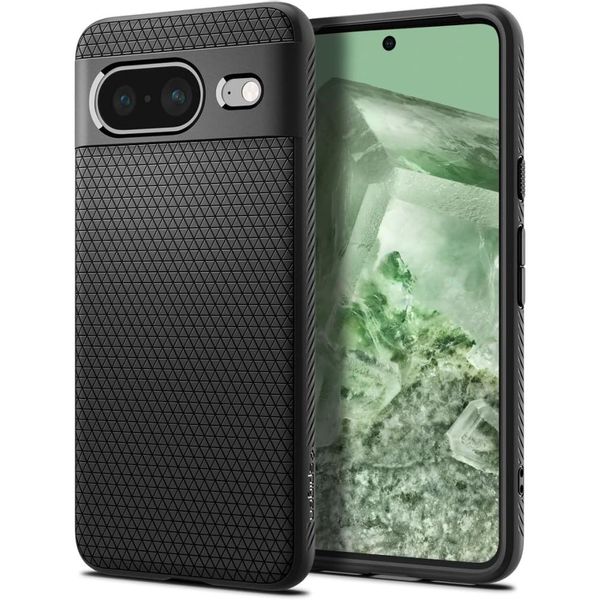 SPIGEN LIQUID AIR GOOGLE PIXEL 8 MATTE BLACK zdjęcie 1