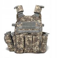 KAMIZELKA WOJSKOWA TAKTYCZNA WOJSKOWA Torby 600D MOLLE Green Camo