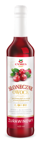 Cymes Słoneczne owoce Syrop o smaku żurawinowym 420 ml na Arena.pl