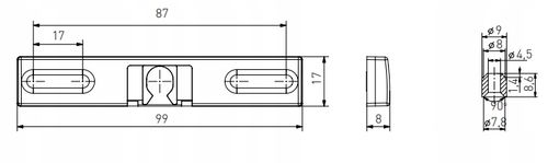 Zatrzask balkonowy + pochwyt BIAŁY uchwyt drzwi balkonowych zamek na Arena.pl