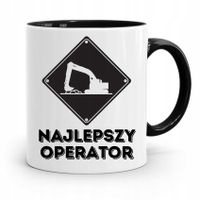 Kubek Czarny Budowlańca Majstra Fachowca Prezent Z Nadrukiem Ze Zdjęciem