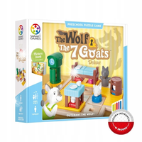 SMART GAMES THE WOLF & 7 GOATS (ENG) IUVI GAMES GRA LOGICZNA PLANSZOWA
