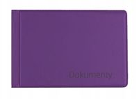 okładka na dokumenty małe violet a'6