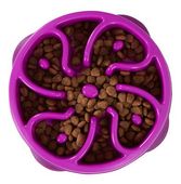 Miska dla psa spowalniająca jedzenie OutwardHound Fun Feeder Mini fioletowa