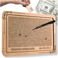 SKARBONKA WYKREŚLANA WYZWANIE TWÓJ NAPIS GRAWER ZMIENNA DUŻA KWOTA WYZWANIA