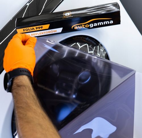 Folia do przyciemniania lamp Night Blue Lekko Przyciemniająca PPF 30x100cm na Arena.pl