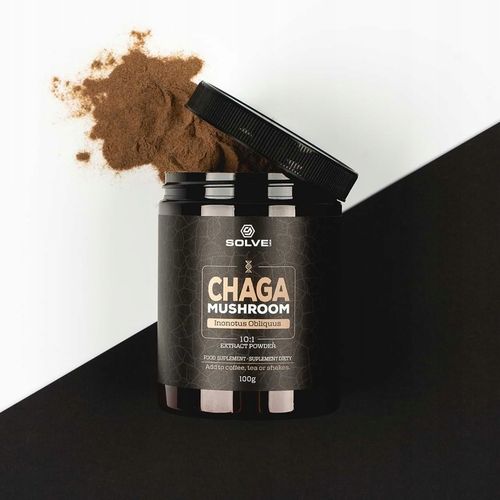 Chaga Błyskoporek podkorowy 100G SOLVE LABS na Arena.pl