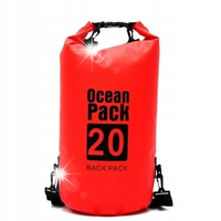PLECAK WODOODPORNY OCEAN PACK DRY BAG TORBA 20L CZERWONA