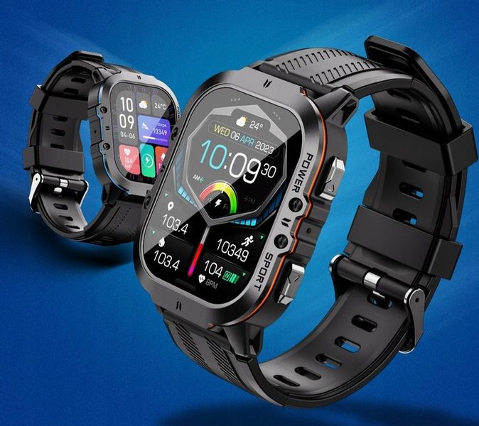 SMARTWATCH MĘSKI C26 AMOLED MENU PL WODOODPORNE KROKOMIERZ watch ZEGAREK zdjęcie 9