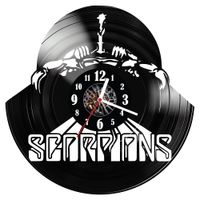 Zegar ścienny z płyty winylowej Scorpions 392.14