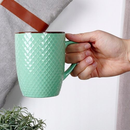 4x Kubki KOLOROWE do picia kawy herbaty ziół zestaw kubków kubek na prezent na Arena.pl