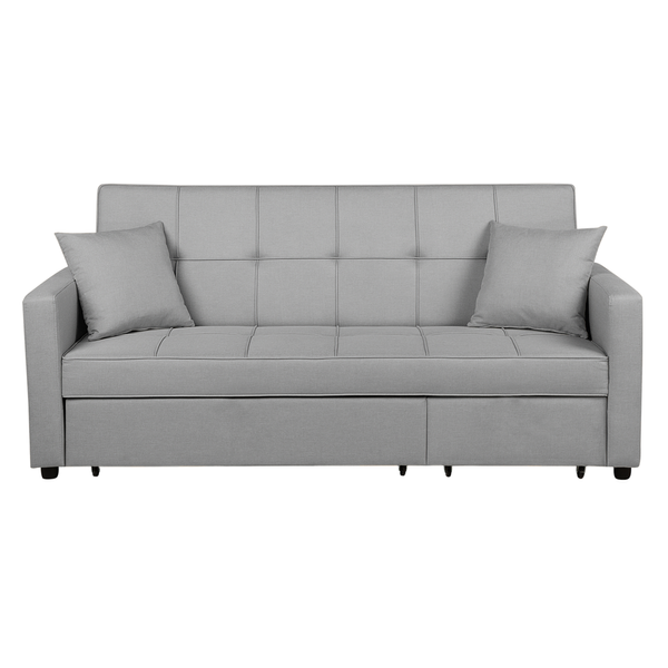 Sofa rozkładana jasnoszara GLOMMA zdjęcie 1