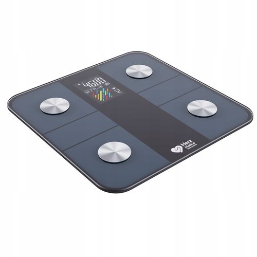 WAGA ŁAZIENKOWA ANALITYCZNA ELEKTRONICZNA BMI TŁUSZCZ TĘTNO APLIKACJA na Arena.pl