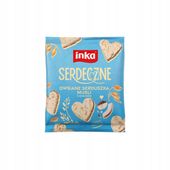 Inka Serdeczne Owsiane serduszka musli z kokosem 50 g