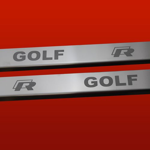 Listwa progowa VOLKSWAGEN GOLF MK7 GOLF R Stal nierdzewna 304 mat 2szt na Arena.pl