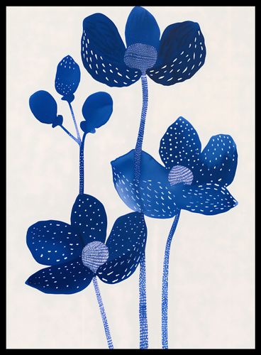 Plakat 40x55cm Nocne Kwiaty na Arena.pl