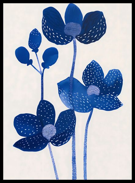 Plakat 40x55cm Nocne Kwiaty zdjęcie 2